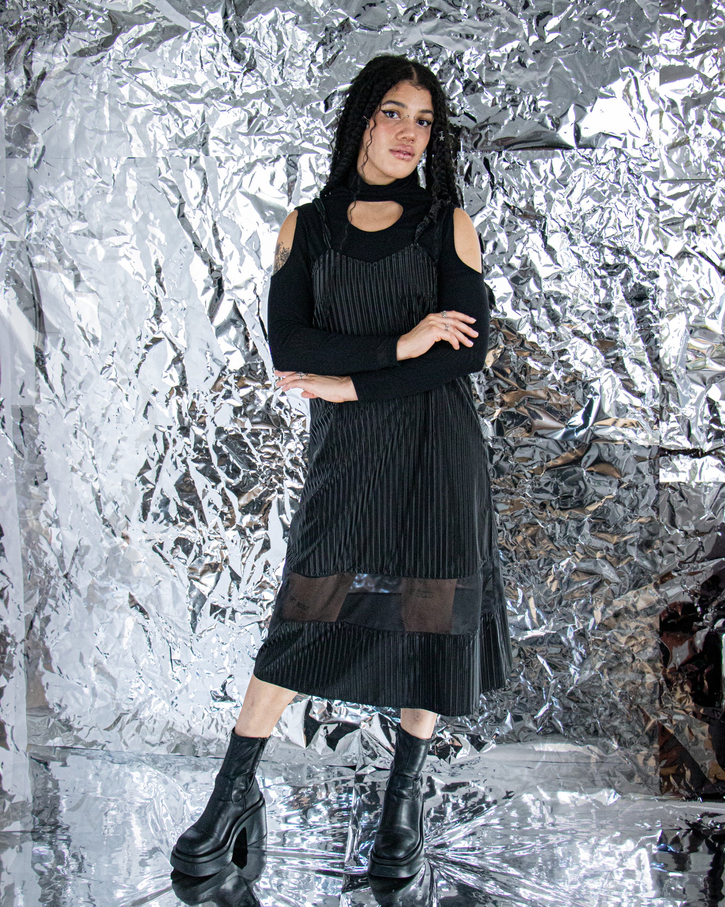 Shining Organza Dress