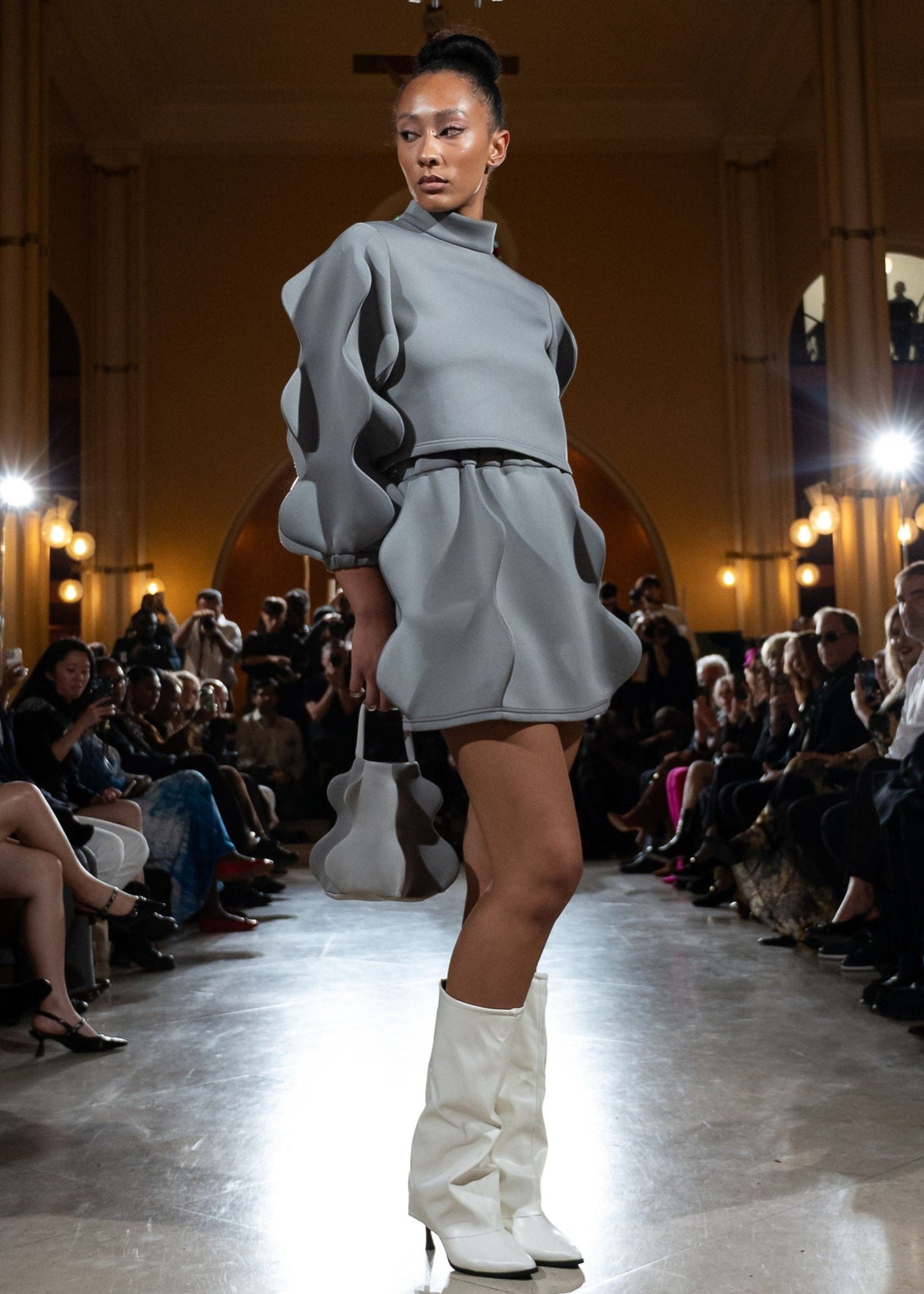 Grey Wave Jumper