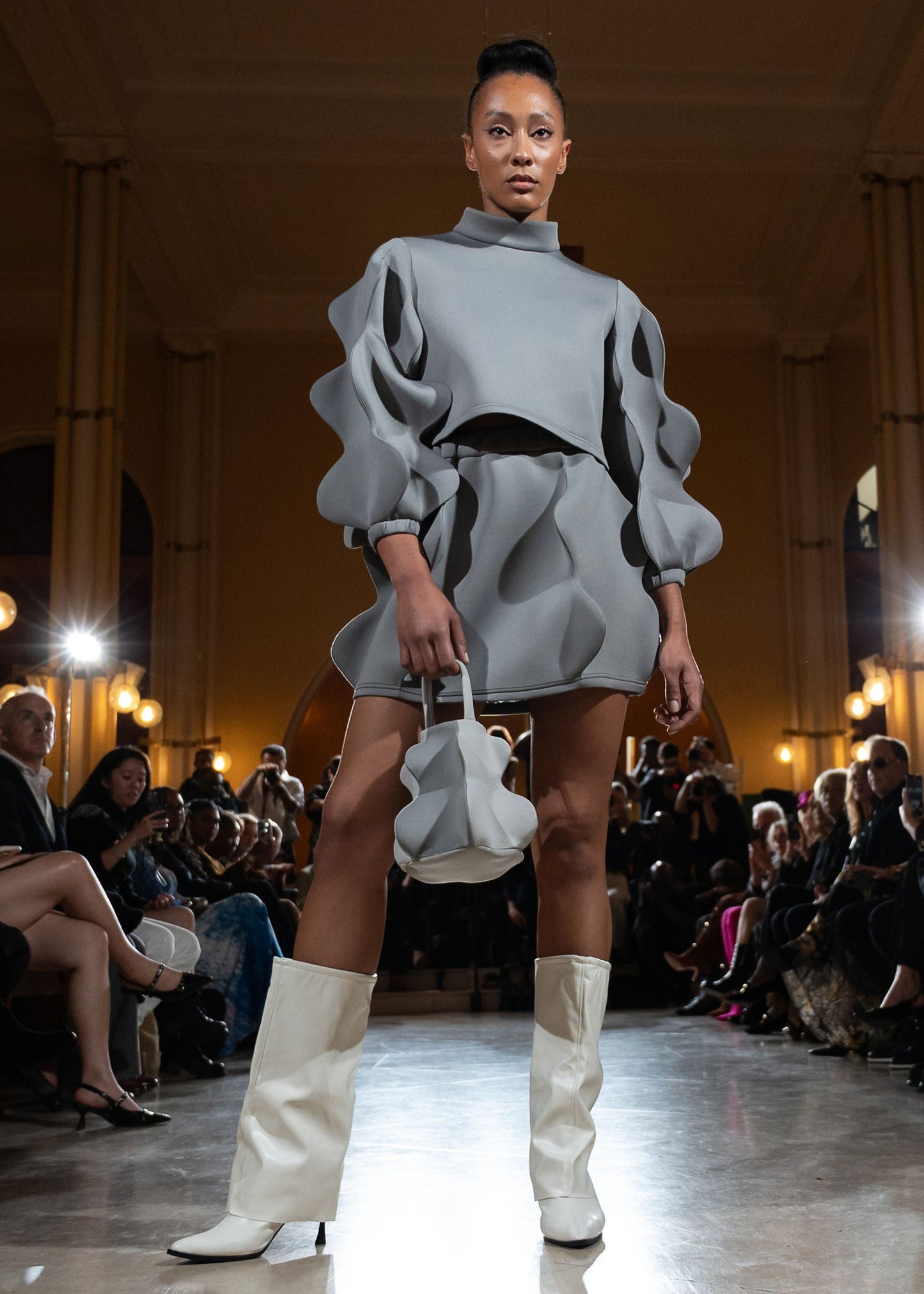 Grey Wave Jumper