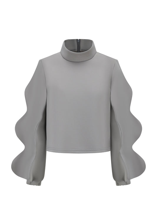 Grey Wave Jumper