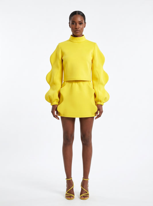 Yellow Wave Suit