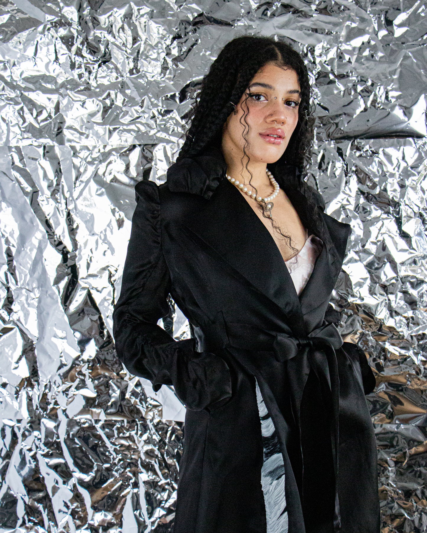 Pure Silk Coat
