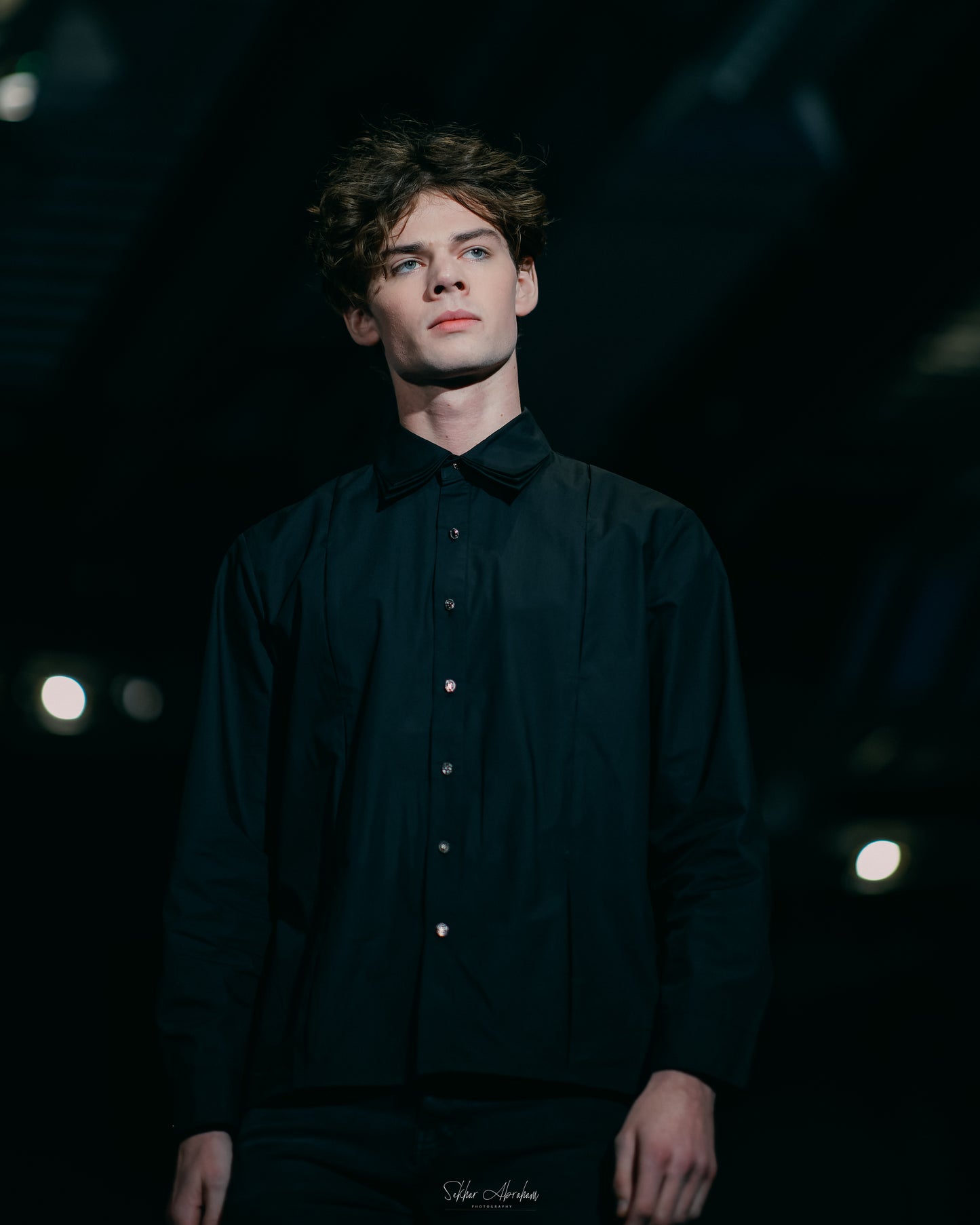 3-layer Oversize Shirt - Unisex Black